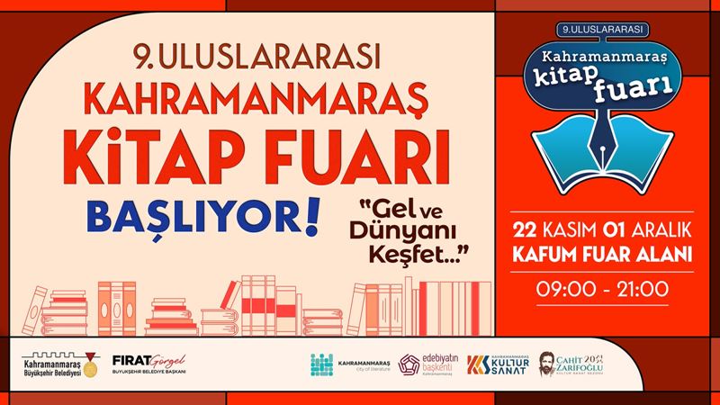 9. Uluslararası Kahramanmaraş Kitap Fuarı